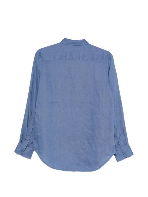 Lauren Ralph Lauren linen long-sleeve shirt - Blue - zdjęcie produktu nr 2