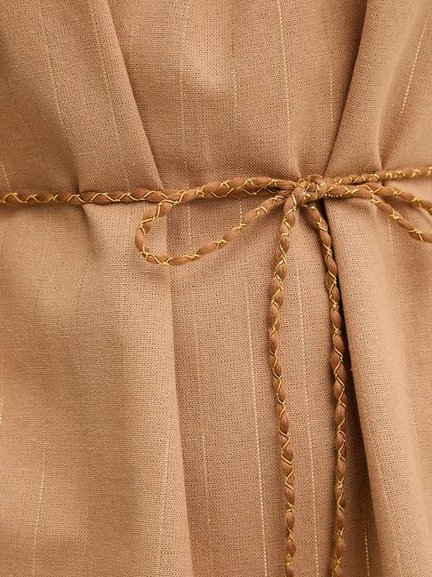 Twinset bluzka z domieszką lnu