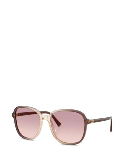 Miu Miu Eyewear round-frame sunglasses - Brown - zdjęcie produktu nr 1