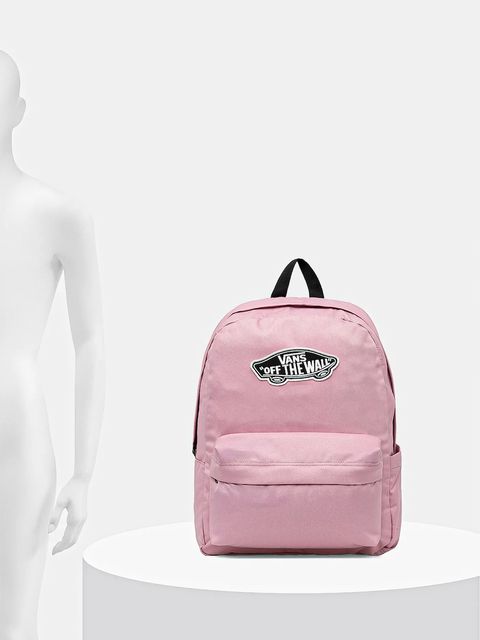 Vans plecak kolor różowy duży z aplikacją VN000H4YEN71