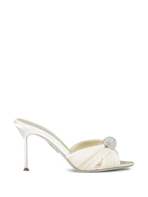 Aquazzura 85mm Mystery mules - White - zdjęcie produktu nr 1