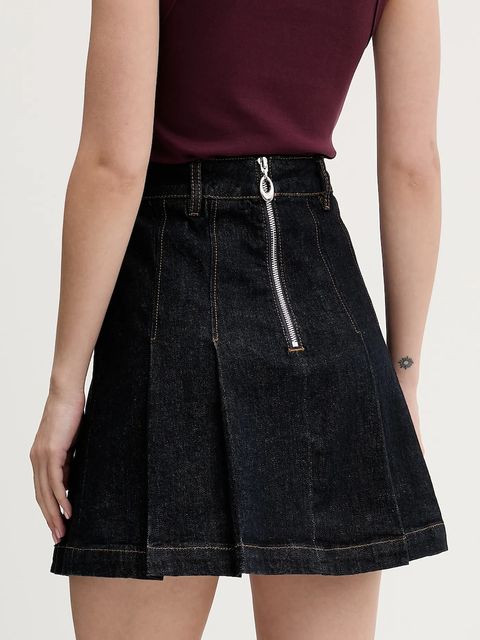 HUGO spódnica Gerelise kolor granatowy mini rozkloszowana 50556742