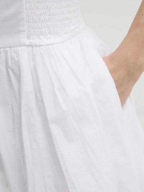 Hollister Co. sukienka bawełniana kolor biały mini rozkloszowana KI359-5085