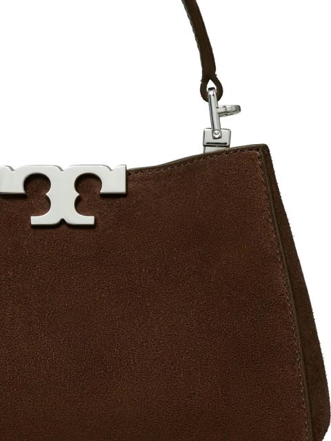 Tory Burch mini Eleanor suede satchel bag - Brown