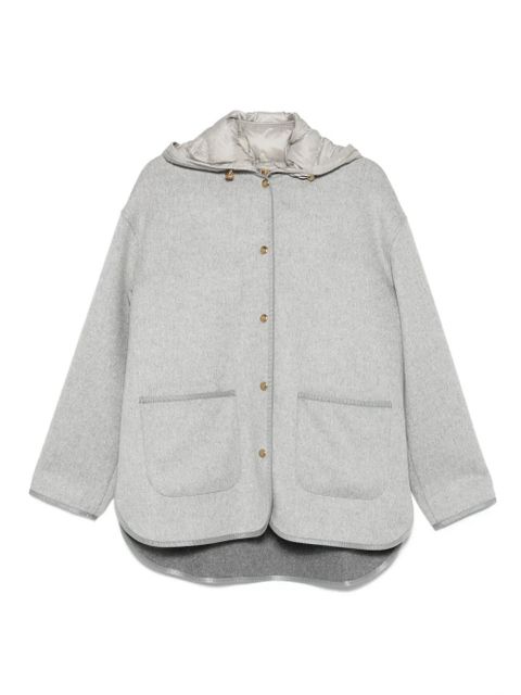 Moncler hooded patch-pocket jacket - Grey - zdjęcie produktu nr 1