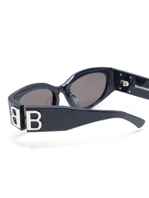 Balenciaga Eyewear Bossy oval-frame sunglasses - Blue - zdjęcie produktu nr 2