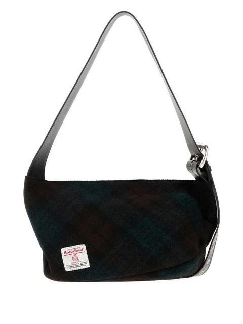 Vivienne Westwood small Maxime check-pattern crossbody - Green