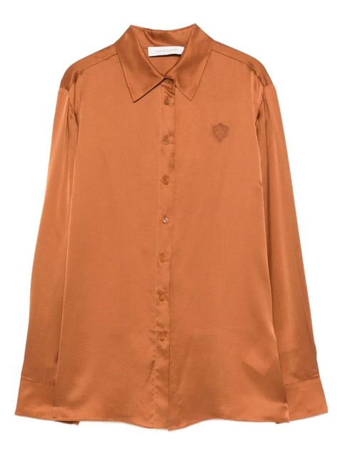 ZIMMERMANN embroidered silk shirt - Orange - zdjęcie produktu nr 1