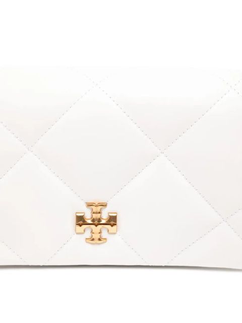Tory Burch Kira Diamond quit chain crossbody bag - White