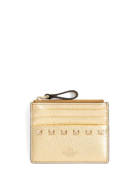 Valentino Garavani Rockstud card holder - Gold - zdjęcie produktu nr 1
