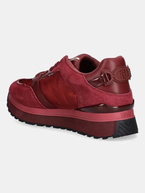 Liu Jo sneakersy LIU JO MAXI WONDER 91 damskie kolor czerwony BF5005PX522S1231