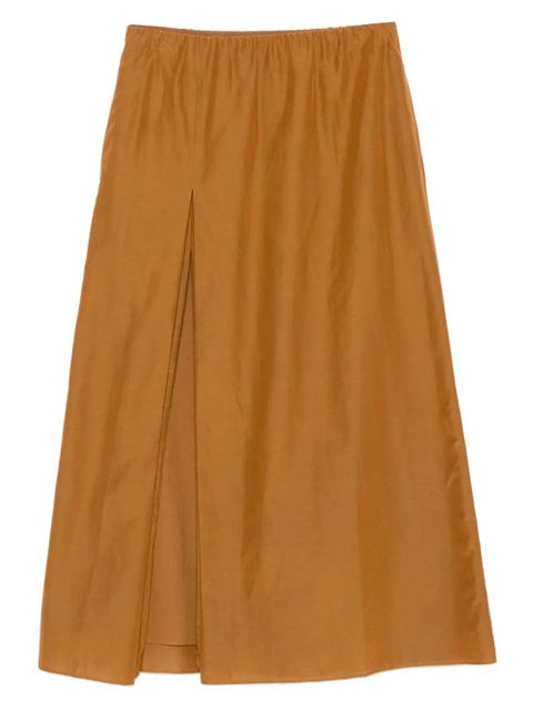 LouLou de Saison Carmen split-front midi skirt - Brown - zdjęcie produktu nr 1