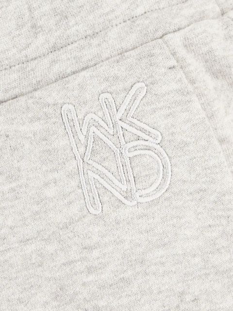 Weekend Max Mara drawstring-detail cotton trousers - Grey