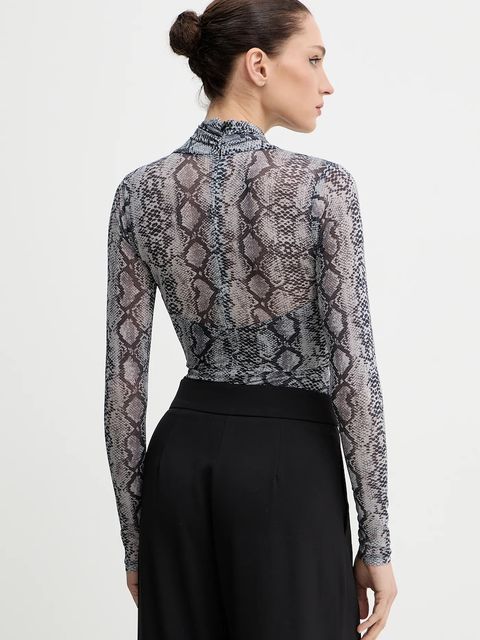 Bardot body damska kolor szary wzorzysta 60050TB1