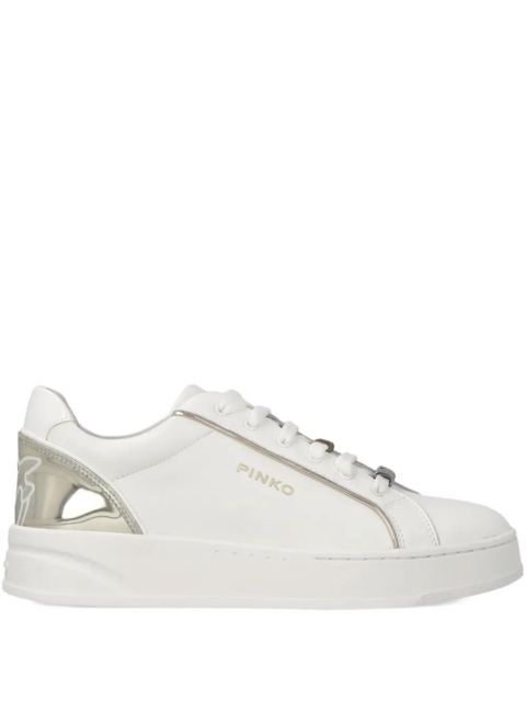 PINKO logo-lettering sneakers - White