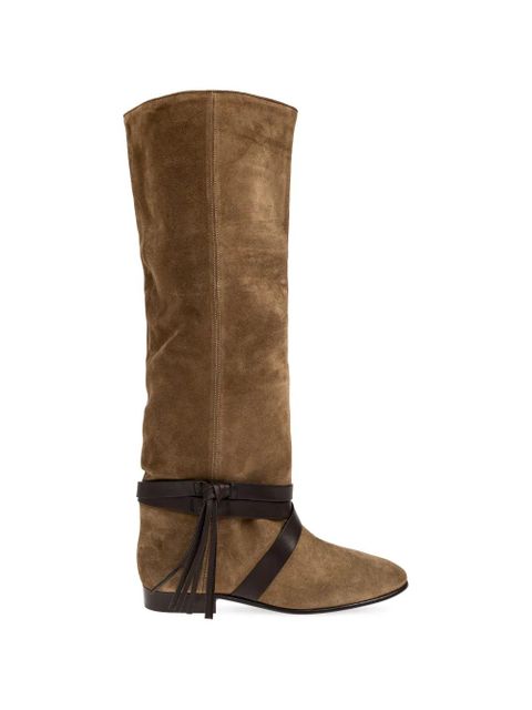 ISABEL MARANT Silmon knee-high boots - Brown - zdjęcie produktu nr 1