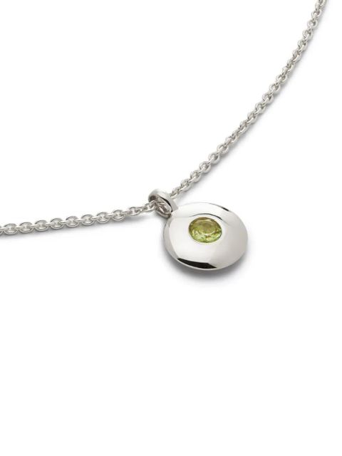 Monica Vinader August Birthstone pendant necklace - Silver - zdjęcie produktu nr 2