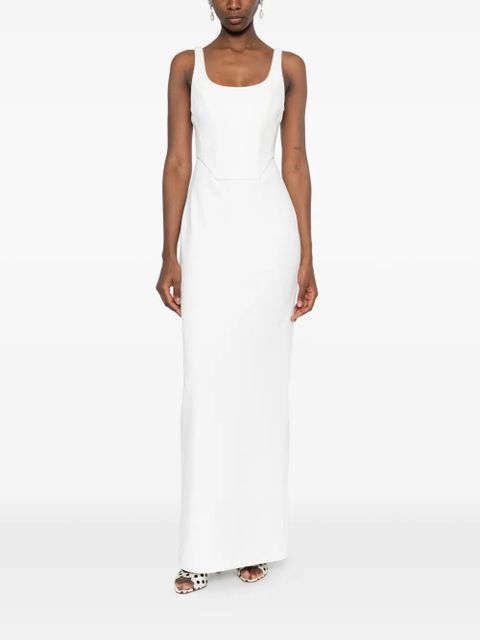 Solace London Noor scoop-neck maxi dress - White - zdjęcie produktu nr 2
