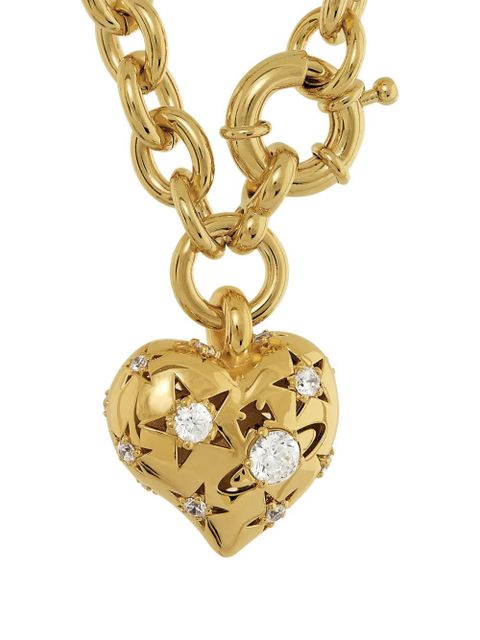 Vivienne Westwood heart embellished necklace - Gold - zdjęcie produktu nr 2