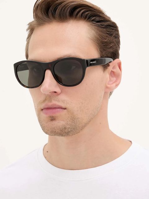 Saint Laurent okulary przeciwsłoneczne MAXIME kolor brązowy SL 798
