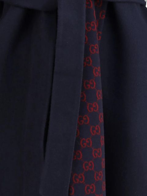 Gucci reversible hooded coat - Blue