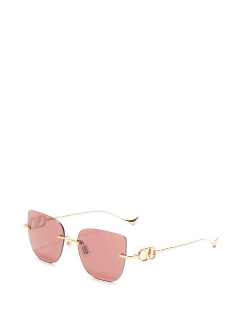 VALENTINO GARAVANI EYEWEAR geometric metal eyewear - Gold - zdjęcie produktu nr 2