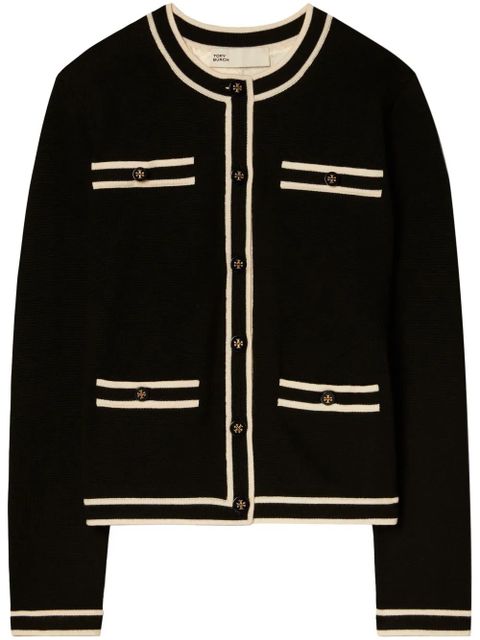 Tory Burch Kendra cardigan - Black - zdjęcie produktu nr 1