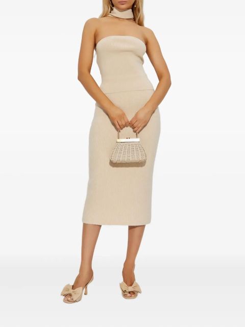 Cult Gaia knot-detail ribbed top - Neutrals - zdjęcie produktu nr 2