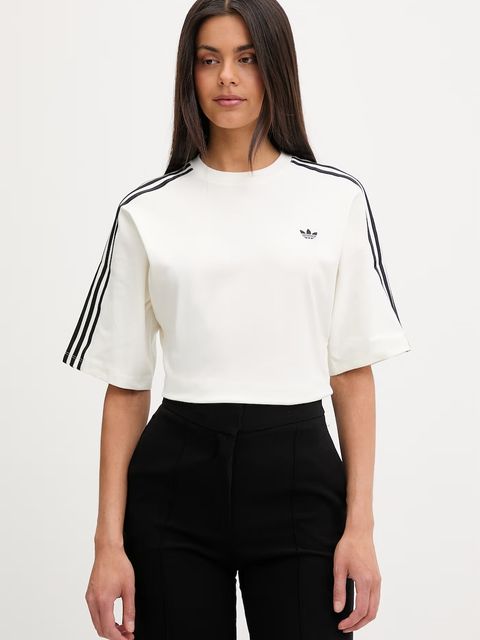 adidas Originals T-shirt damski bawełniany z elastanem - zdjęcie produktu nr 1