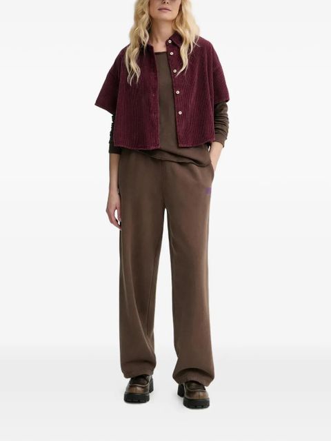 American Vintage Padow corduroy cropped shirt - Purple - zdjęcie produktu nr 2