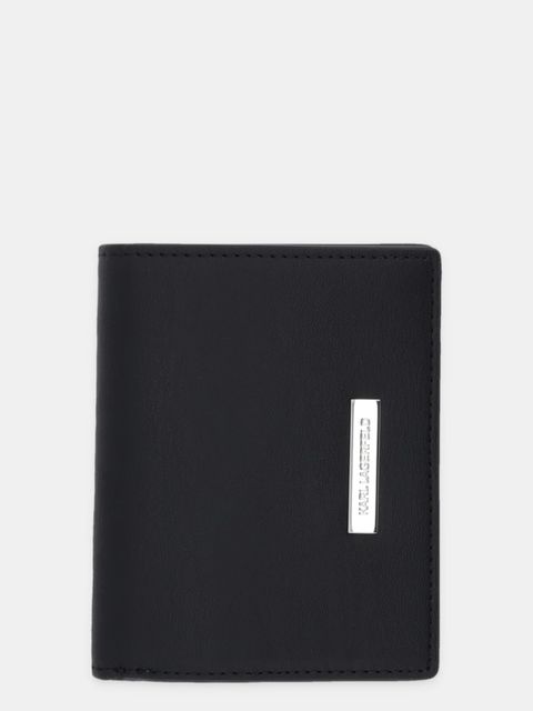 Karl Lagerfeld portfel IKON damski kolor czarny B1W32004 - zdjęcie produktu nr 1