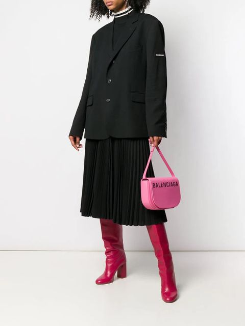 Balenciaga washed button-front jacket - Black