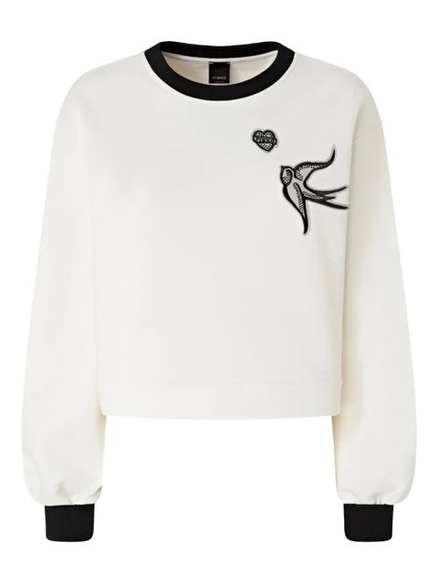 PINKO crew-neck sweatshirt - White - zdjęcie produktu nr 1