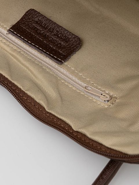 Answear.LAB torebka skórzana kolor brązowy