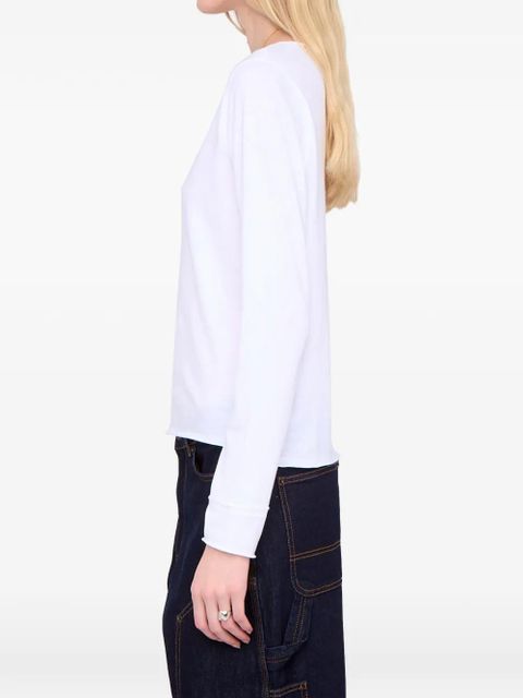 Zadig&Voltaire Tuni Henley T-shirt - White