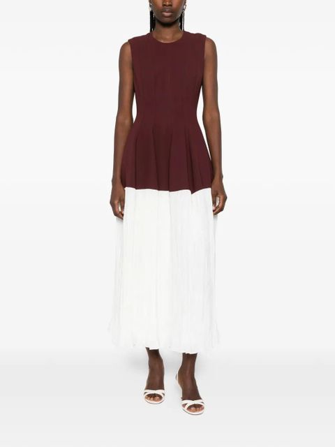 Simkhai pleated maxi dress - Brown - zdjęcie produktu nr 2