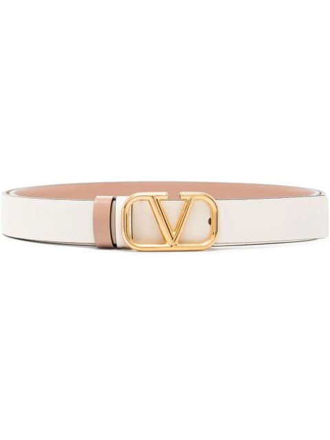 Valentino Garavani 20mm VLogo Signature reversible belt - Neutrals - zdjęcie produktu nr 1