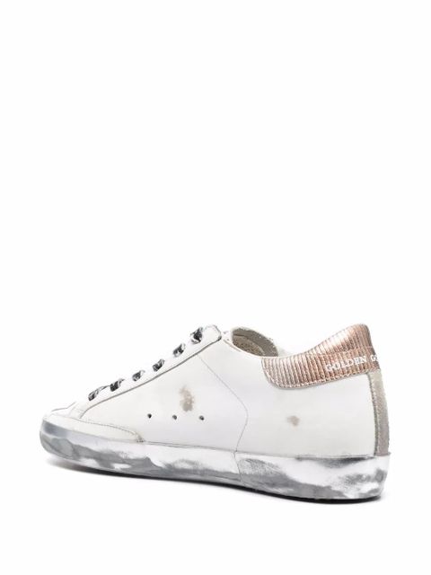 Golden Goose Super-Star Love print sneakers - White