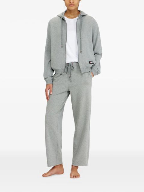 Diesel Peached drawstring cotton track pants - Grey