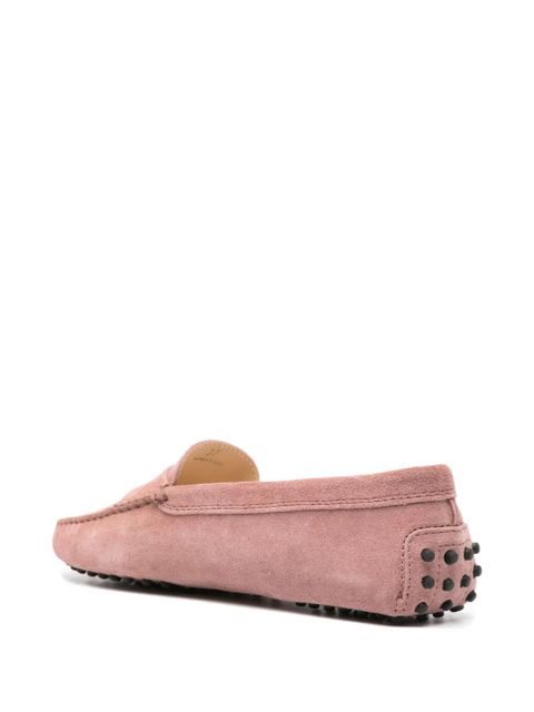 Tod's Gommino Driving suede penny loafers - Pink