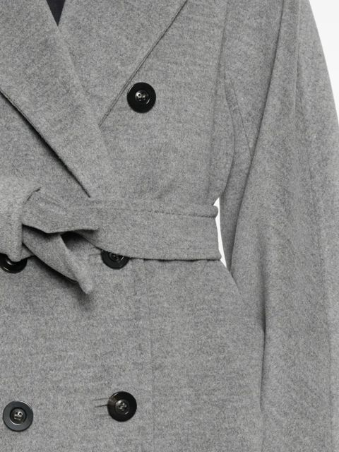 Max Mara double-breasted belted coat - Grey