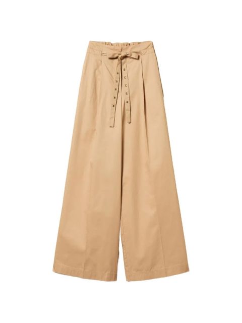 TWINSET tie palazzo trousers - Neutrals - zdjęcie produktu nr 1