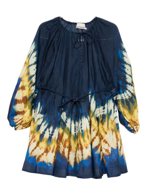 ALEMAIS Martine belted mini dress - Blue - zdjęcie produktu nr 1