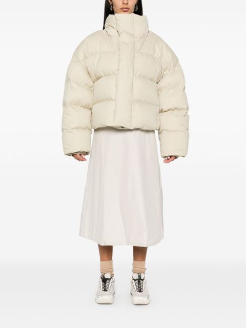 Moncler padded midi skirt - Neutrals