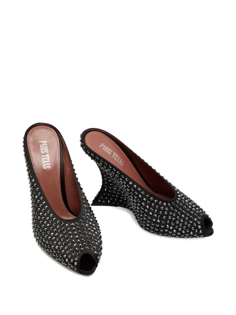 Paris Texas 105mm Nina stud-embellishment sandals - Black - zdjęcie produktu nr 2