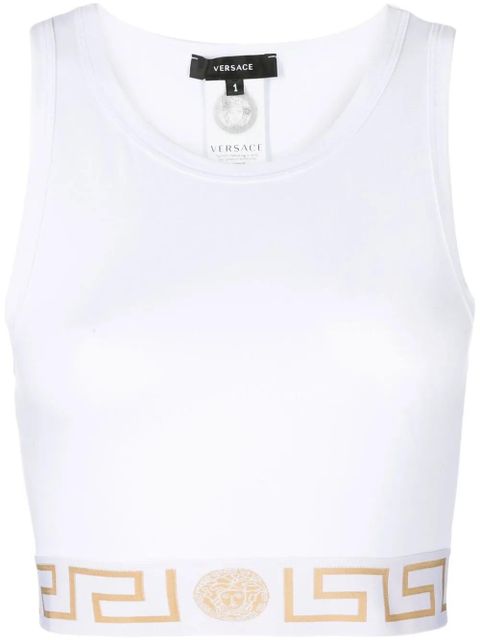 Versace Greca Border crop top - White - zdjęcie produktu nr 1