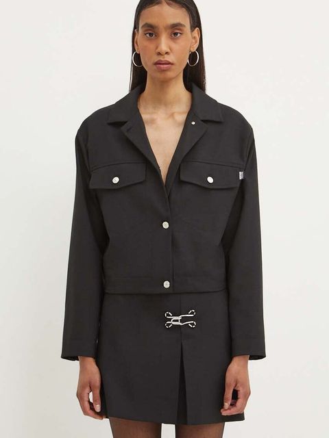 Moschino Jeans kurtka z domieszką wełny - zdjęcie produktu nr 1