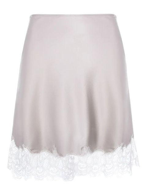 MANURÍ Josephine lace mini skirt - Neutrals - zdjęcie produktu nr 1