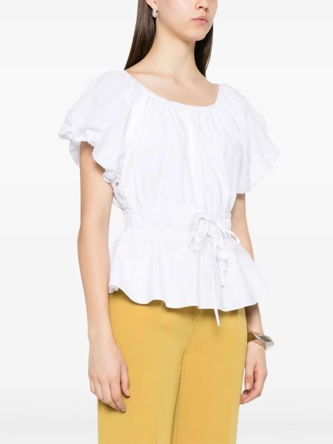 Lauren Ralph Lauren cotton blouse - White - zdjęcie produktu nr 2