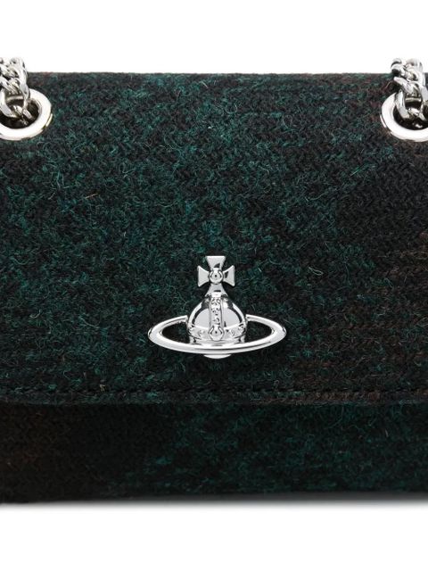 Vivienne Westwood Orb-plaque chain crossbody bag - Green